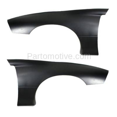 Aftermarket Replacement - FDR-1122LC & FDR-1122RC CAPA 1993-1997 Chevrolet Camaro (Coupe & Convertible) Front Fender Quarter Panel Plastic Set Pair Left Driver & Right Passenger Side