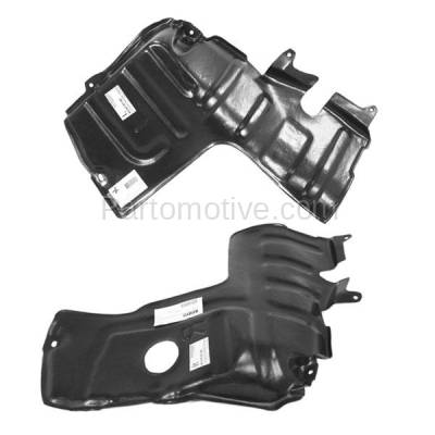 Aftermarket Replacement - ESS-1320L & ESS-1320R Front Engine Splash Shield Under Cover For 95-99 Accent Left Right Side SET PAIR