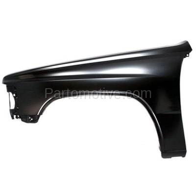 Aftermarket Replacement - FDR-1769LC CAPA 1984-1988 Toyota Pickup Truck RWD (4Cyl 6Cyl, 2.4L 3.0L Engine) Front Fender Quarter Panel Primed Steel Left Driver Side