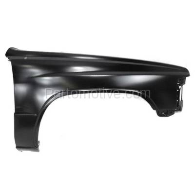 Aftermarket Replacement - FDR-1769RC CAPA 1984-1988 Toyota Pickup Truck RWD (4Cyl 6Cyl, 2.4L 3.0L Engine) Front Fender Quarter Panel Primed Steel Right Passenger Side
