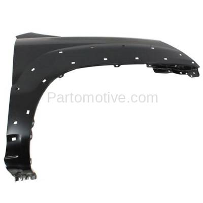 Aftermarket Replacement - FDR-1717RC CAPA 2005-2010 Kia Sportage (2.7 Liter Engine) (Models with Luxury Package) Front Fender Quarter Panel Primed Steel Right Passenger Side