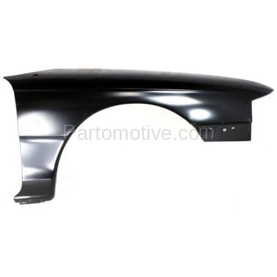 Aftermarket Replacement - FDR-1522RC CAPA 1994-1998 Ford Mustang (3.8 & 4.6 & 5.0 & 5.8 Liter V6/V8 Engine) Front Fender Quarter Panel (with Antenna Hole) Steel Right Passenger Side