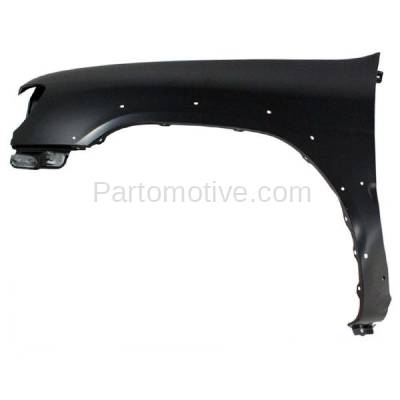 Aftermarket Replacement - FDR-1561LC CAPA 1999-2002 Nissan Pathfinder LE (3.3L & 3.5L V6) (with Production Date From 12/1998) Front Fender Quarter Panel Steel Left Driver Side