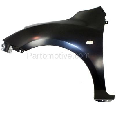 Aftermarket Replacement - FDR-1476LC CAPA 2010-2013 Mazda 3 (2.0L & 2.5L) Hatchback & Sedan (with Stone Guard Provision) Front Fender Quarter Panel Steel Left Driver Side