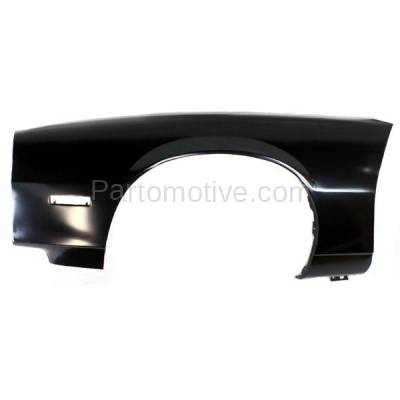 Aftermarket Replacement - FDR-1121L 1982-1992 Chevrolet Camaro Front Fender Quarter Panel with Molding Holes (without Holes for Body Cladding) Steel Left Driver Side