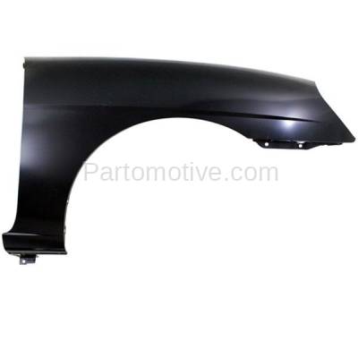 Aftermarket Replacement - FDR-1531R 2000-2002 Daewoo Nubira (CDX, SE) Front Fender Quarter Panel (without Turn Signal Light Hole) Primed Steel Right Passenger Side