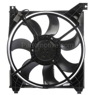 Aftermarket Replacement - FMA-1296 NEW A/C AC Condenser Cooling Fan Motor Assembly 97730-3F000 For 04 05 06 Amanti