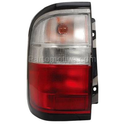 Aftermarket Replacement - TLT-1215L Taillight Taillamp Rear Brake Light Lamp Left Driver Side LH For 97-00 QX-4 QX4