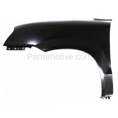 Aftermarket Replacement - FDR-1783LC CAPA 2005-2009 Hyundai Tucson 2.0L (without Body Cladding or Flare Holes) Front Fender Quarter Panel Primed Steel Left Driver Side