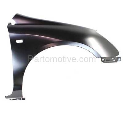 Aftermarket Replacement - FDR-1148RC CAPA 2002-2005 Honda Civic (Si & SiR) 2.0L (Hatchback) Front Fender Quarter Panel with Turn Signal Lamp Hole Right Passenger Side