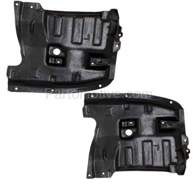 Aftermarket Replacement - ESS-1542L & ESS-1542R Front Engine Splash Shield Under Cover For 95-99 Maxima Left Right Side SET PAIR