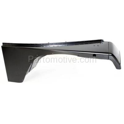 Aftermarket Replacement - FDR-1811RC CAPA 1987-1995 Jeep Wrangler (2.5 & 4.0 & 4.2 Liter Engine) Front Fender Quarter Panel (with Fender Flare Holes) Steel Right Passenger Side