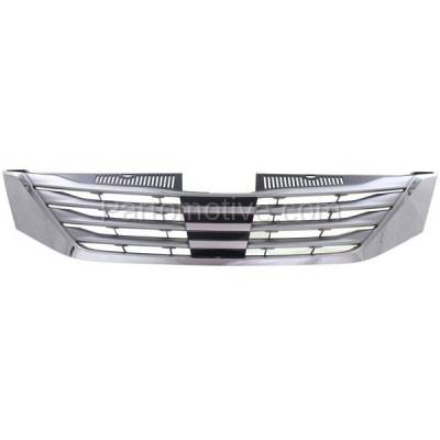 Aftermarket Replacement - GRL-2550 11-13 Sienna Front Grill Grille Chrome Shell/Trim Assembly TO1200339 5310108110