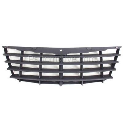 Aftermarket Replacement - GRL-1320 05-07 Town&Country Front Grill Grille Shell Black w/o-Trim CH1200323 68031754AA