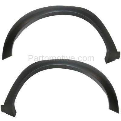 Aftermarket Replacement - FDF-1034L & FDF-1034R 10-14 F150 SVT Front Fender Flare Wheel Opening Molding Trim Left Right SET PAIR