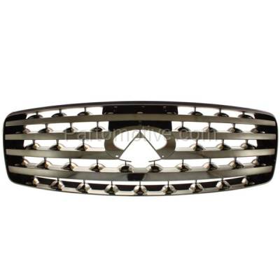 Aftermarket Replacement - GRL-1928 Front Face Bar Grill Grille Assembly Chrome IN1200111 62310CL000 For 05 FX-35/45