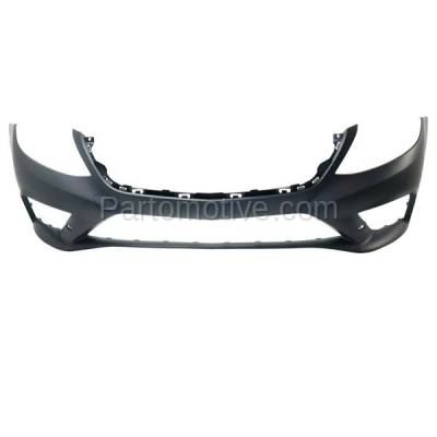 Aftermarket Replacement - BUC-3910FC CAPA 2014-2017 Mercedes-Benz S500/S500e/S600 (with AMG/Sport Package) Front Bumper Cover Assembly with Parktronic Holes