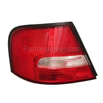 Aftermarket Replacement - TLT-1001L Taillight Taillamp Outer Rear Brake Light Lamp Left Driver Side For 00-01 Altima