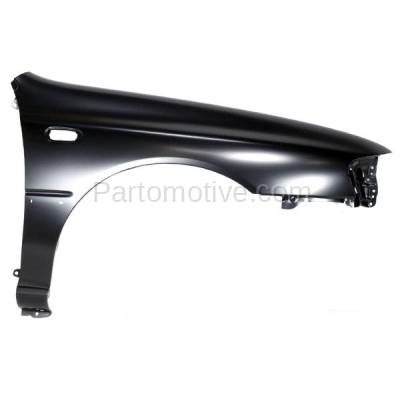 Aftermarket Replacement - FDR-1397R 1998-2001 Subaru Impreza (RS Models) 2.5L (Coupe & Sedan) Front Fender (with Turn Signal Lamp Hole) Primed Steel Right Passenger Side