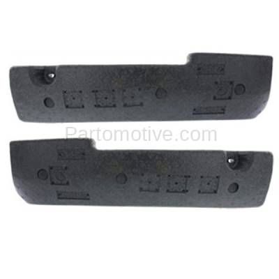 Aftermarket Replacement - ABS-1102RL & ABS-1102RR 05-09 Mustang Rear Bumper Face Bar Impact Energy Absorber Left & Right SET PAIR