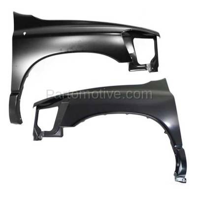 Aftermarket Replacement - FDR-1211L & FDR-1211R 2006-2008 Dodge Ram 1500 & 2006-2009 Ram 2500/3500 Truck (Standard, Extended, Crew Cab) Front Fender Left & Right Side SET PAIR