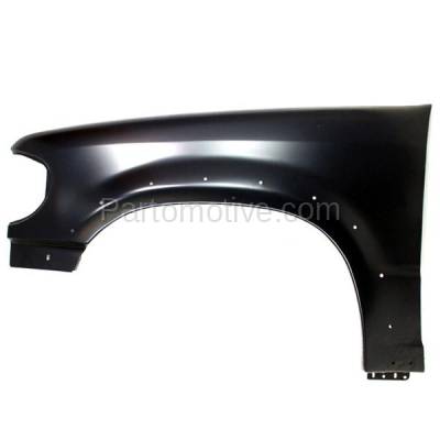 Aftermarket Replacement - FDR-1273L 1995-2001 Ford Explorer & 1997-2001 Mercury Mountaineer Front Fender(with Wheel Opening Molding Holes) Primed Left Driver Side