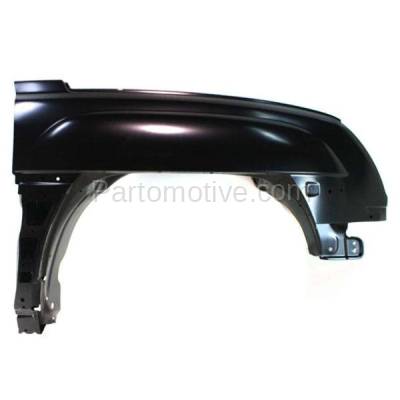 Aftermarket Replacement - FDR-1090R 2002-2006 Chevrolet Avalanche 1500/2500 (with Textured Body Cladding) Front Fender Quarter Panel Primed Steel Right Passenger Side