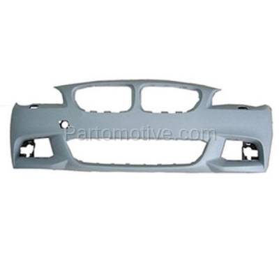 Aftermarket Replacement - BUC-1155FC CAPA 11-14 5-Series Front Bumper Cover Assy w/ M Package BM1000254 51118048670