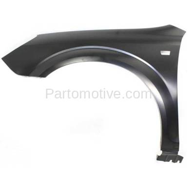Aftermarket Replacement - FDR-1089LC CAPA 2007-2009 Saturn Aura (2.4 & 3.5 & 3.6 Liter) Front Fender Quarter Panel (with Turn Signal Light Hole) Steel Left Driver Side