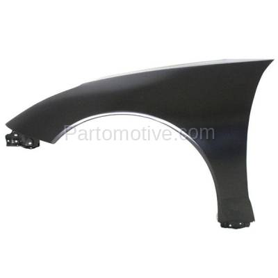 Aftermarket Replacement - FDR-1603LC CAPA 2001-2005 Toyota RAV4 Front Fender Quarter Panel (with Wheel Opening Molding or Flare Holes) Primed Steel Left Driver Side