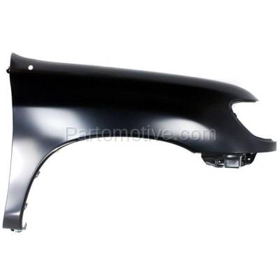 Aftermarket Replacement - FDR-1788R 2000-2006 Toyota Tundra Pickup Truck (excluding Double Crew Cab) Front Fender (without Flare Holes) Primed Steel Right Passenger Side