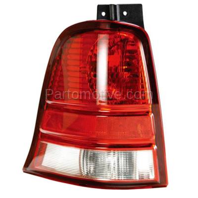Aftermarket Auto Parts - TLT-1098LC CAPA 04-07 Ford Freestar Taillight Taillamp Rear Brake Lamp Light Driver Side LH