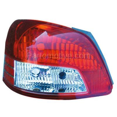 Aftermarket Auto Parts - TLT-1328LC CAPA 06-12 Yaris Sedan Taillight Taillamp Rear Brake Light Lamp Driver Side LH
