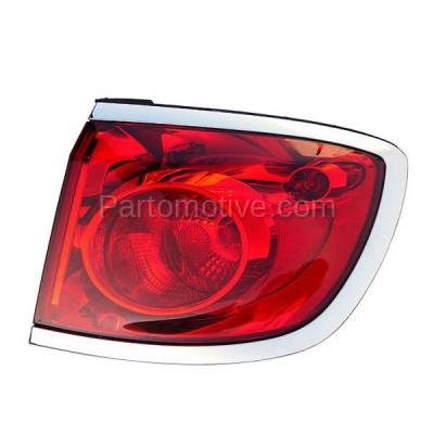 Aftermarket Auto Parts - TLT-1607RC CAPA 08-12 Enclave Taillight Taillamp Rear Brake Light Lamp Passenger Side RH R
