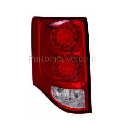 Aftermarket Auto Parts - TLT-1597LC CAPA 11-13 GR. Caravan Taillight Taillamp LED Brake Light Lamp Driver Side LH