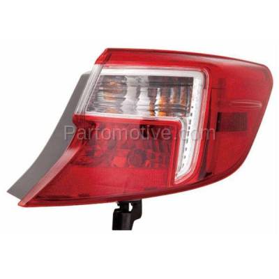 Aftermarket Auto Parts - TLT-1658RC CAPA 12-13 Camry & Hybrid Taillight Taillamp Brake Light Lamp Passenger Side RH