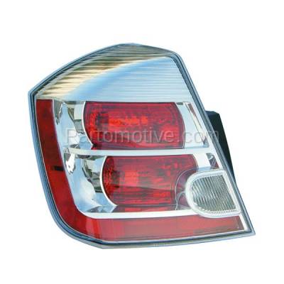 Aftermarket Auto Parts - TLT-1303LC CAPA 07-09 Sentra 2.0L Taillight Taillamp Rear Brake Light Lamp Driver Side LH