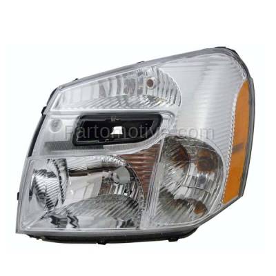 Aftermarket Replacement - HLT-1261LC CAPA 05-09 Chevy Equinox Headlight Headlamp Front Head Light Lamp Driver Side LH
