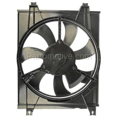 Aftermarket Replacement - FMA-1246 07 08 09 Santa Fe 2.7L (Without Towing) A/C Condenser Cooling Fan Motor Assembly
