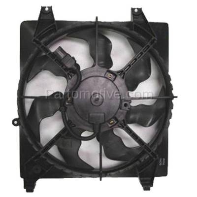 Aftermarket Replacement - FMA-1235 07 08 09 Santa Fe 2.7L (With Towing) Radiator Engine Cooling Fan Motor Assembly
