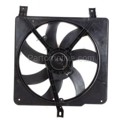 Aftermarket Replacement - FMA-1048 90 91 92 93 94 Cavalier Sunbird w/ AC Radiator Engine Cooling Fan Motor Assembly