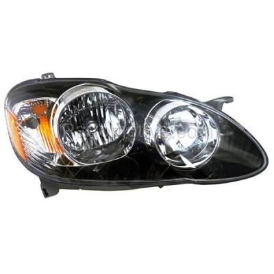 Aftermarket Replacement - HLT-1337RC CAPA 05-08 Corolla S XR XRS Headlight Headlamp Head Light Lamp Passenger Side R