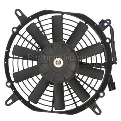 Aftermarket Replacement - FMA-1497 00-04 Volvo S40 V40 AC Condenser Auxiliary Cooling Fan Motor Assembly 30630531-9