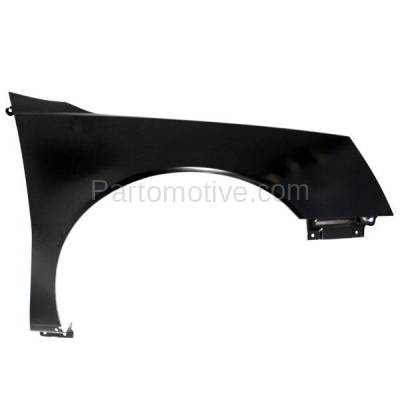 Aftermarket Replacement - FDR-1218RC CAPA 2006-2011 Cadillac DTS (Hearse & Limousine & Sedan 4-Door) 4.6L Front Fender Quarter Panel Primed Steel Right Passenger Side