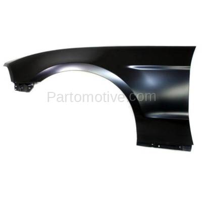 Aftermarket Replacement - FDR-1517LC CAPA 2010-2014 Ford Mustang V6/V8 (Convertible & Coupe) Front Fender Quarter Panel (without Pony Package) Primed Steel Left Driver Side