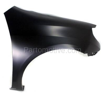 Aftermarket Replacement - FDR-1463RC CAPA 2003-2008 Toyota Matrix (XR & XRS) 1.8L (Wagon 4-Door) Front Fender Quarter Panel (with Rocker Molding Holes) Steel Right Passenger Side