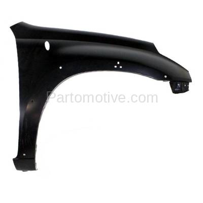 Aftermarket Replacement - FDR-1603R 2001-2005 Toyota RAV4 Front Fender Quarter Panel (with Wheel Opening Molding or Flare Holes) Primed Steel Right Passenger Side