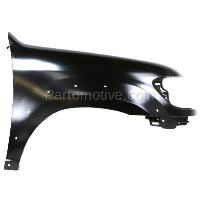 Aftermarket Replacement - FDR-1674RC CAPA 2005-2007 Toyota Sequoia Limited/SR5 (4.7 Liter V8 Engine) Front Fender Quarter Panel (with Flare Holes) Steel Right Passenger Side