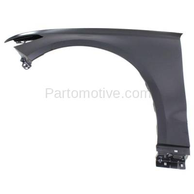 Aftermarket Replacement - FDR-1343LC CAPA 2013-2016 Ford Fusion (1.5L & 1.6L & 2.0L & 2.5L) Front Fender Quarter Panel (without Molding Holes) Steel Left Driver Side
