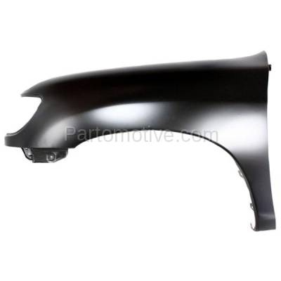 Aftermarket Replacement - FDR-1788LC CAPA 2000-2006 Toyota Tundra Pickup Truck (excluding Double Crew Cab) Front Fender (without Flare Holes) Primed Steel Left Driver Side